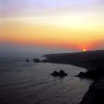 Sonnenuntergang bei Petra tou Romiou - ankicken zu vergrern