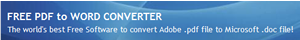 PDF zu Word – umwandeln in .doc mit dem „Free PDF to Word Doc Converter“.
