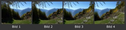 Beispiel mit 4 Einzelfotos