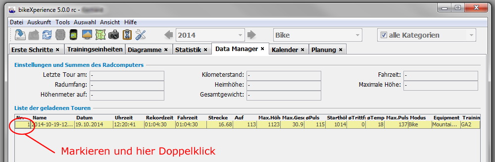 BikeXperience – Datenauswertung für Radcomputer – Teil 2 – Hilfe zum Zusammenfügen von Datensätzen