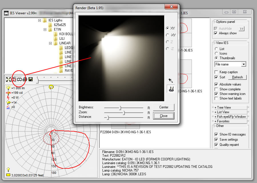 Lampen-Leuchtmittel via IES Dateien in Twilight Render 2 einbinden